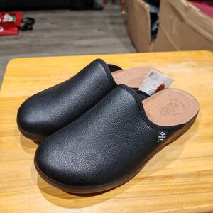 FLY FLOT Grain Leather Mule (Made in Italy)